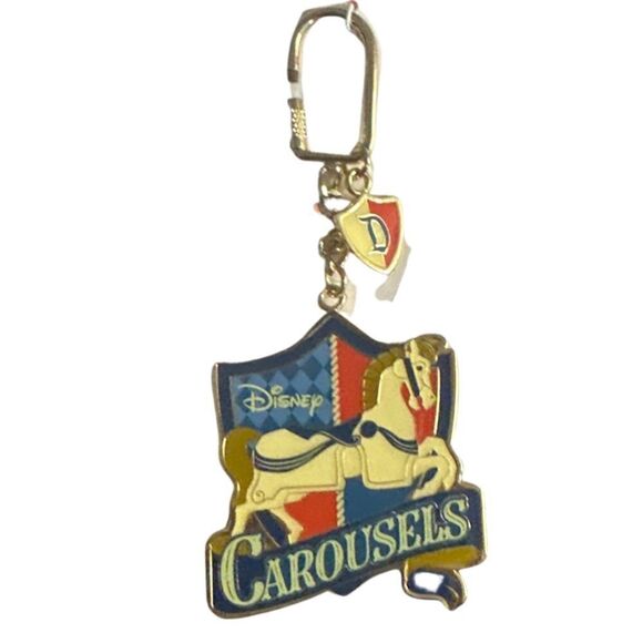 NWT Disney Parks Keychain | Carousel keychain or bag charm - Picture 2 of 3